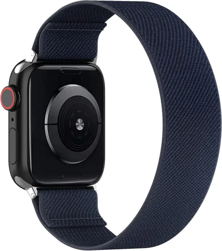Miniatura 17 de Correas elásticas Solo Loop compatibles con Apple Watch de 38mm 40mm 41mm, trenzadas, de nailon, para mujeres y hombres, para iWatch Series