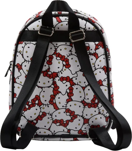 Miniatura 4 de AI ACCESSORY INNOVATIONS Sanrio's Hello Kitty - Bolso de hombro con doble correa y estampado de Hello Kitty, mini mochila con colgante de lazo