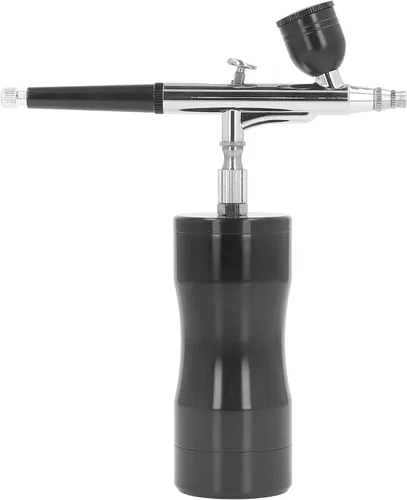 Miniatura 2 de Kit de aerógrafo inalámbrico con compresor, juego de pistola de aerógrafo portátil de mano de 27 PSI, cepillos de aire de carga USB para tatuajes