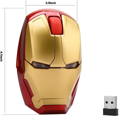 Miniatura 4 de Genial ratón inalámbrico, ratón inalámbrico óptico ergonómico portátil de 2.4 G con receptor USB para notebook PC computadora portátil MacBook