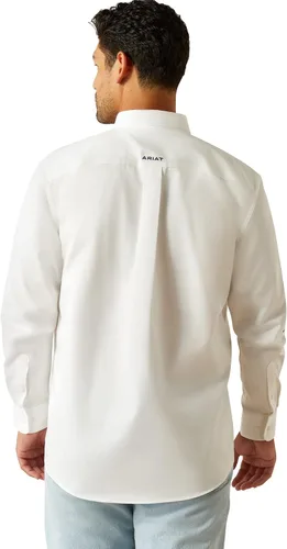 Miniatura 82 de Ariat Camisa de sarga con logotipo del equipo para hombre