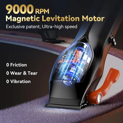 Miniatura 8 de MAXGROOM - Cortapelos profesional para hombres, 9000 RPM con hoja autoafilable DLC, cortapelos eléctricos e inalámbricos para cortar el cabello