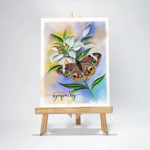 Miniatura 4 de Tarjeta de simpatía bufterly, simpatía animal, pensando en ti para todas las ocasiones, tarjeta de pluma de animales para él, ella, amiga (Buffterly)