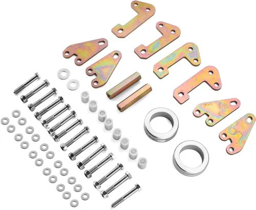 Miniatura 5 de WeiSen Kit de elevación completa de 3 pulgadas, espaciador de soporte de elevación de suspensión delantera y trasera compatible con Polaris Ranger