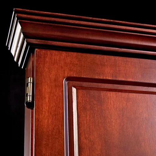 Miniatura 5 de Barrington Billiards Gabinete de dardos de madera Chatham con tablero de dardos de cerdas de 18" y juego de dardos con punta de acero