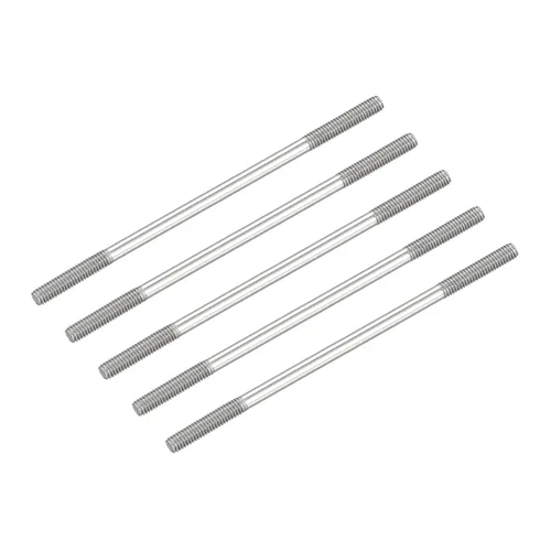 Miniatura 18 de METALLIXITY Tornillos de doble extremo (rosca M8, longitud 80 mm) 5 piezas, pernos de varilla roscada doble de acero inoxidable 304