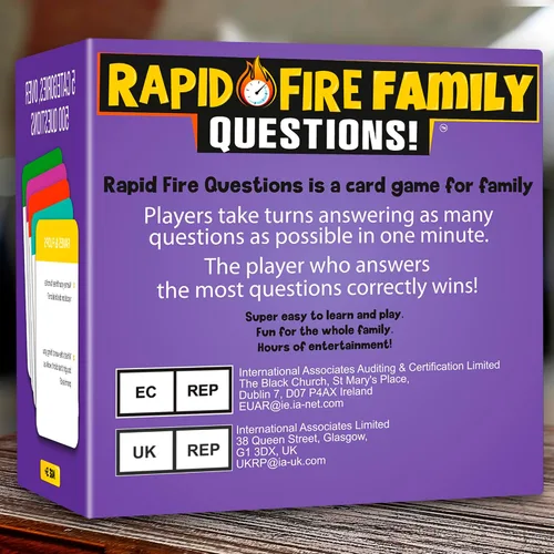 Miniatura 8 de QUOKKA Juego de tarjetas de conversación familiar – Juego de romper el hielo para niños y familias – Tarjetas rompehielos con más de 500 preguntas