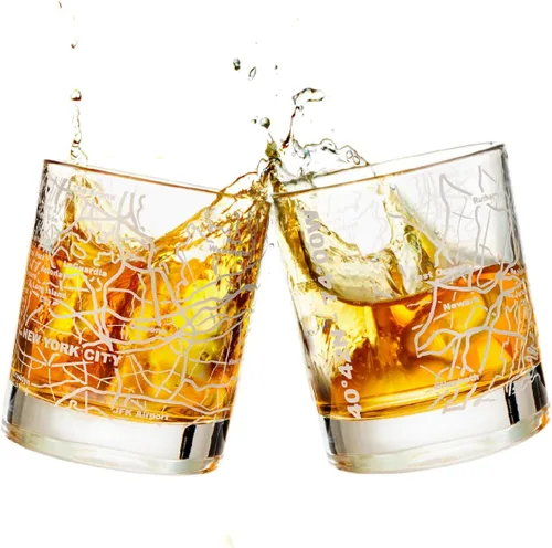 Miniatura 31 de Greenline Goods - Vasos de whisky, juego de regalo de 2 vasos de 284ml para amantes de Washington, DC, grabado con mapa de Washington, DC Vaso