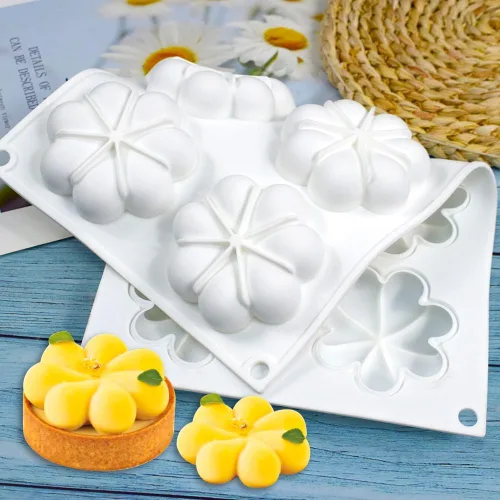 Miniatura 5 de Molde de Silicona para Donas de Flores, Molde para Pastel de Fondant, Herramientas de Horneado de Chocolate DIY, Accesorios de Decoración