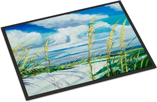 Miniatura 7 de Caroline's Treasures JMK1017JMAT - Tapete de caza de rana garza azul, 24 x 36 pulgadas, tapete para puerta delantera, interior y exterior