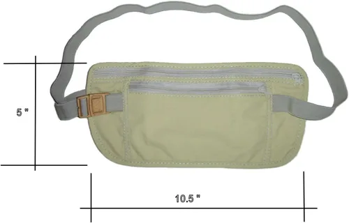 Miniatura 2 de SE Oculta bolsa de viaje con doble cremallera - TP101-POUCH