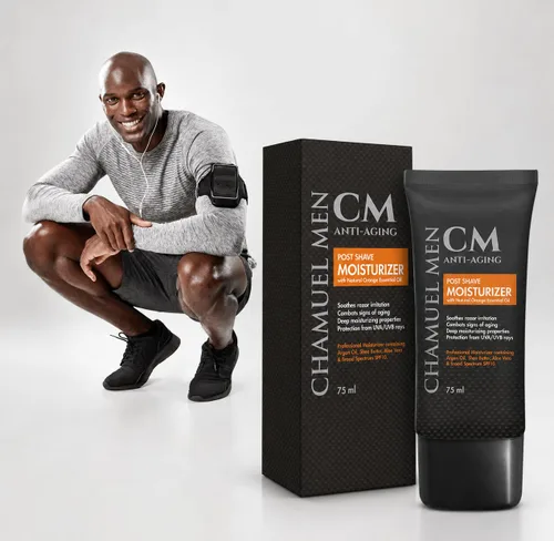 Miniatura 7 de Hidratante facial para hombre, antienvejecimiento, para después del afeitado, crema facial y loción para después del afeitado con argán, karité