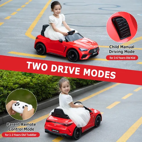Miniatura 3 de TOBBI Auto de juguete eléctrico montable para niños, vehículo alimentado por batería para niños pequeños con control remoto parental/arranque