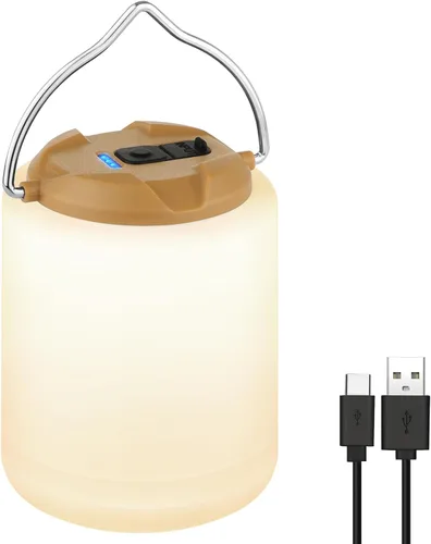 Miniatura 9 de BOBKID Linterna de camping LED, luz de camping recargable, linternas de 4 modos para exteriores con 1000LM, linterna de campamento portátil