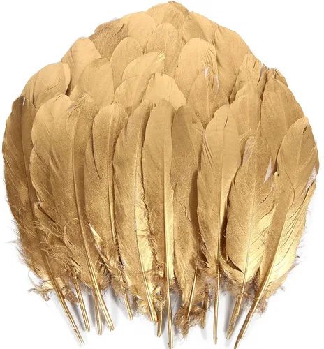 Miniatura 17 de THARAHT 120 plumas de ganso azul aguamarina naturales a granel de 6-8 pulgadas 5.9-7.9 in para manualidades, bricolaje, cosplay, boda, fiesta