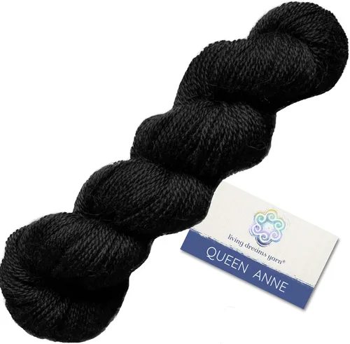 Miniatura 13 de Living Dreams Queen Anne LACE - Ovillo de lana 100% suave y lujosamente suave, color azul