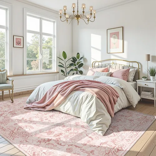 Miniatura 10 de Alfombra de área pequeña de 2 x 3 pulgadas, color beige, para entrada, baño, cocina, antideslizante, de pelo bajo, lavable, moderna alfombra bohemia