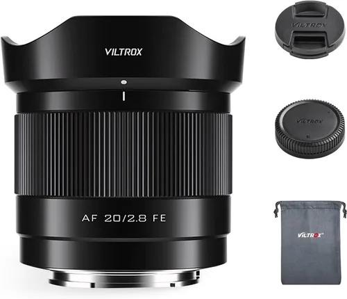 VILTROX Lente AF de montura E de marco completo de 0.787 in F2.8 FE Super gran angular para Sony E Mount A7III A7IV A7R FX30 ZV-E10 A6700 A6400