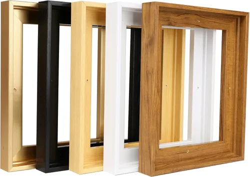 Miniatura 9 de Marcos flotantes de lienzo de 8 x 10 pulgadas, marco flotante para pinturas de lienzo de 0.9 pulgadas de profundidad, marcos flotantes