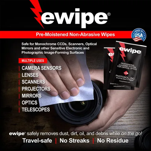 Miniatura 7 de Photographic Solutions Kit de supervivencia digital - Hisopos de sensor tipo 3 (0.945 in), toallitas fotográficas PEC-PAD, paquete de limpieza