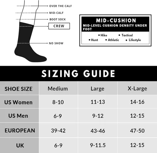 Miniatura 6 de KEECOW Calcetines deportivos acolchados para hombre y mujer para trabajo senderismo correr varios pares