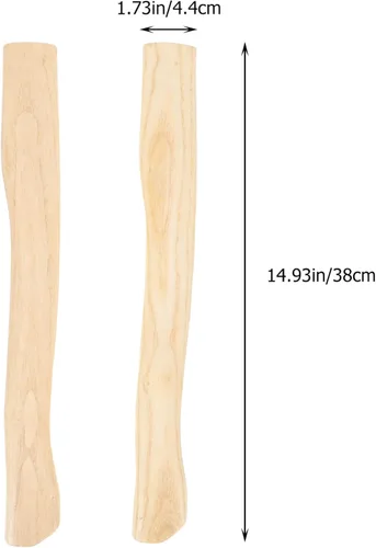 Miniatura 6 de Yardwe Hacha de madera de reemplazo de mango de hacha de hacha 2 unids hacha mango de hacha reemplazo de mango de hacha de madera accesorio 3