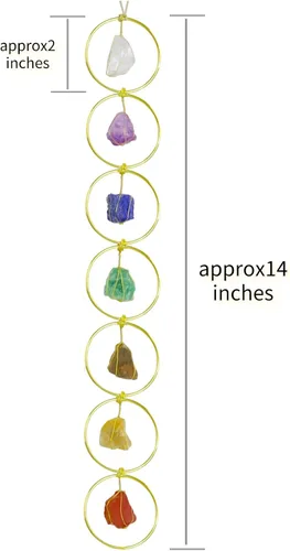 Miniatura 2 de Piedras preciosas curativas hechas a mano, cristales de Feng Shui para decoración de ventanas, ornamento colgante para decoración del hogar