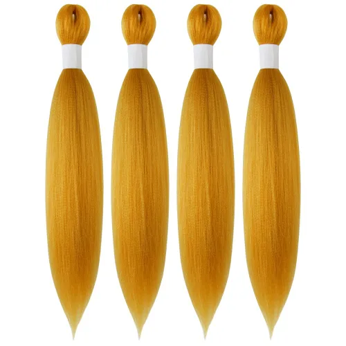 Miniatura 13 de Cabello trenzado preestirado de 10 pulgadas, 4 paquetes, extensiones de cabello corto para trenzas, cabello sintético preestirado #1 (negro azabache)
