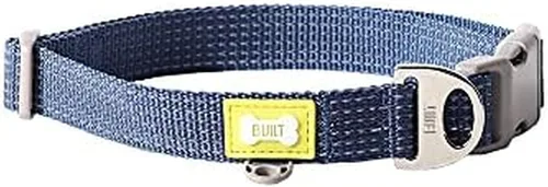 Miniatura 10 de BUILT Pet Nightsafe - Collar para perro pequeño, rosa y gris