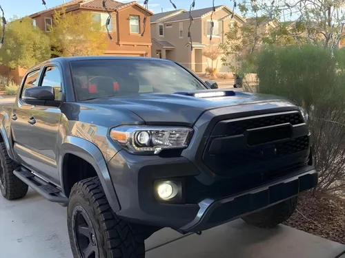 Miniatura 2 de iJDMTOY 35-966 Barra de Luz Scoop Compatible con Toyota Tacoma 2016 en adelante, Incluye (1) Barra de Luz LED de Alta Potencia de 60W, Soportes