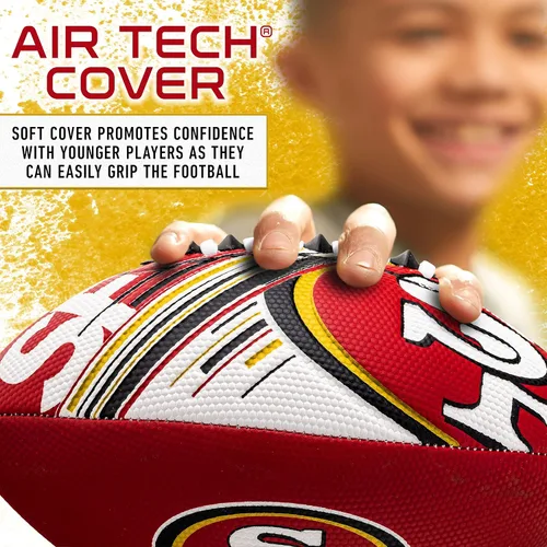 Miniatura 3 de Franklin Sports NFL Team Mini Balones de Fútbol Americano - Juvenil 8.5" Balón de Fútbol Americano con Licencia Oficial de la NFL + Conjunto