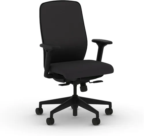 Miniatura 30 de HON Nucleus - Silla de trabajo con control avanzado de inclinación sincronizada, silla de oficina con soporte lumbar, brazos ajustables en altura