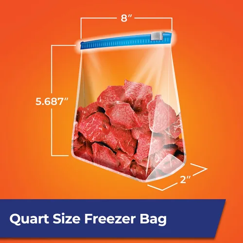Miniatura 7 de Hefty Slider - Bolsas de almacenamiento para cocina, cuarto de galón, 15