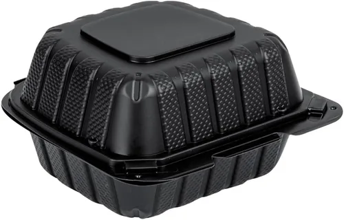 Miniatura 16 de Restaurantware Thermo Tek - Recipientes para llevar rellenos de minerales de 6 x 6 x 3 pulgadas, 100 recipientes duraderos para llevar, contenedores