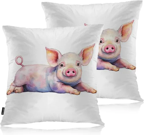 Miniatura 22 de Swono - Juego de 2 fundas de almohada decorativas cuadradas de 18 x 18 pulgadas, playa, la playa es mi lugar feliz, cita de madera, funda de cojín