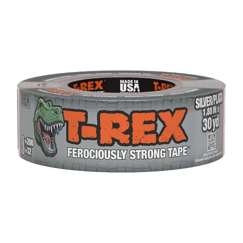 Miniatura 13 de T-REX Cinta adhesiva extra ancha con respaldo resistente a los rayos UV y resistente al agua para reparaciones ferozmente fuertes, 2.83 pulgadas x