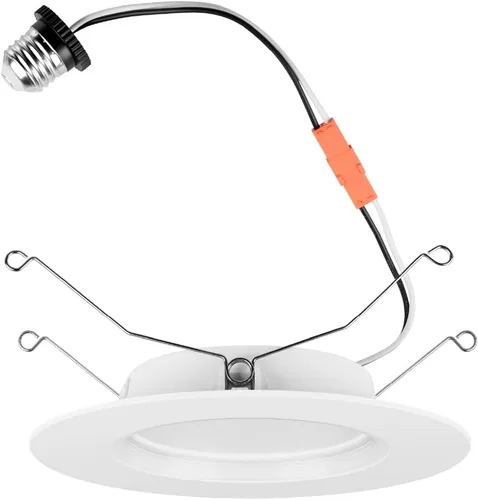 Miniatura 11 de LEDVANCE Kit de lámpara empotrable LED RT4 de 4 pulgadas, reemplazo de 50 W, base mediana E26, color blanco, 1 unidad (paquete de 1)