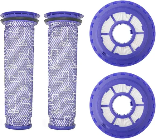 Miniatura 10 de Lemige Paquete de 2 filtros postmotor y 2 piezas de repuesto de filtros premotor para Dyson DC40, animal de bola ligera/delgada, múltiples pisos