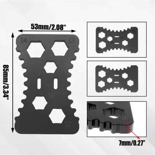 Miniatura 7 de Herramienta de bloqueo del árbol de levas para Mazda Miata X-5 1990-2005, herramienta de aluminio para instalación de correa de distribución
