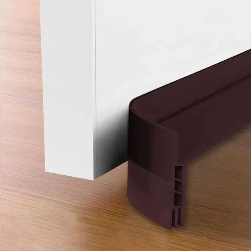 Miniatura 10 de Suptikes Paquete de 2 Topes de Corriente de Aire para Puerta, Barrido de Puerta para Puertas Exteriores e Interiores, Sello Inferior de Puerta Blanco