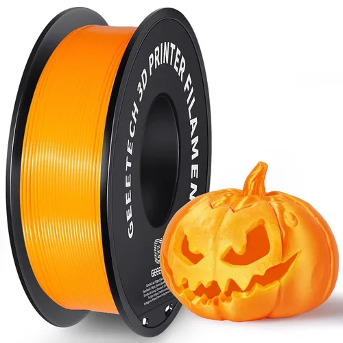 Miniatura 13 de GEEETECH Filamento PLA de color dorado sedoso de 0.069 libras, filamento de seda brillante para impresora 3D, carrete de 2.2 libras, precisión