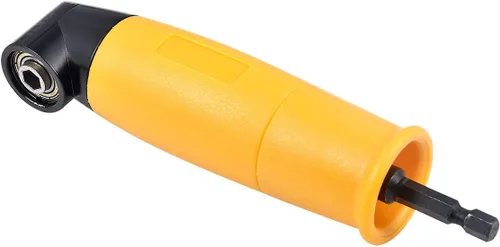 KATUR Accesorio de taladro de ángulo recto de 90 grados, adaptador de soporte de extensión de destornillador de taladro de ángulo recto, vástago