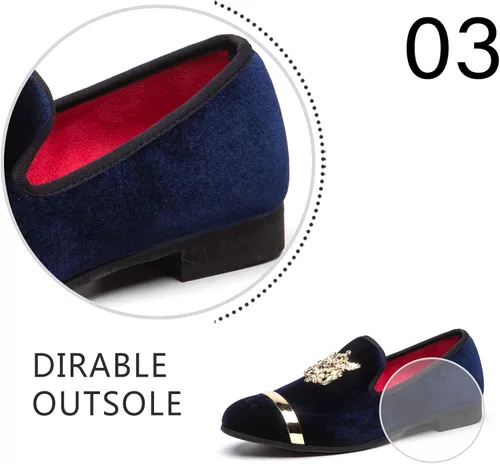 Miniatura 4 de JITAI Penny Mocasines de piel con forro para hombre