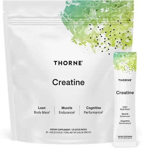 THORNE Creatina - Polvo de monohidrato de creatina micronizado - Apoyo para músculos y función cognitiva* - para mujeres y hombres - sin sabor -