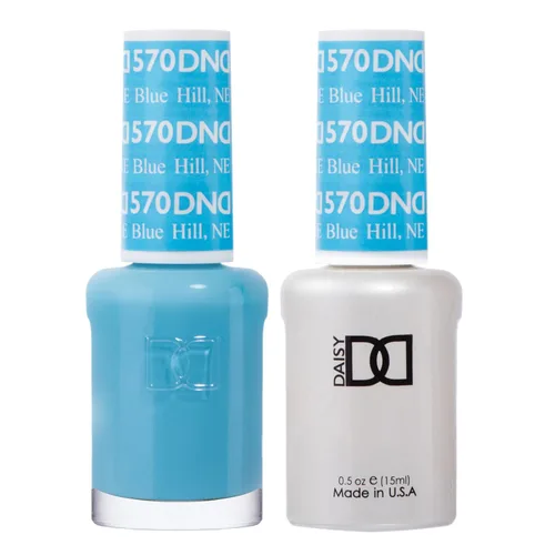 Miniatura 14 de Juego de esmalte de uñas de gel DND, Colección Azul, esmalte de gel UV/LED y laca de uñas de secado al aire, dúo de esmalte sin astillas a juego