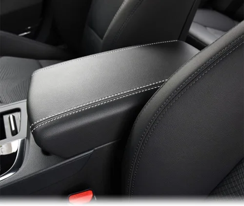 Miniatura 13 de Accesorios interiores personalizados para E-PACE EPACE 2018 2019 2020 2021 2022 2023 piel sintética para consola central reposabrazos cubierta