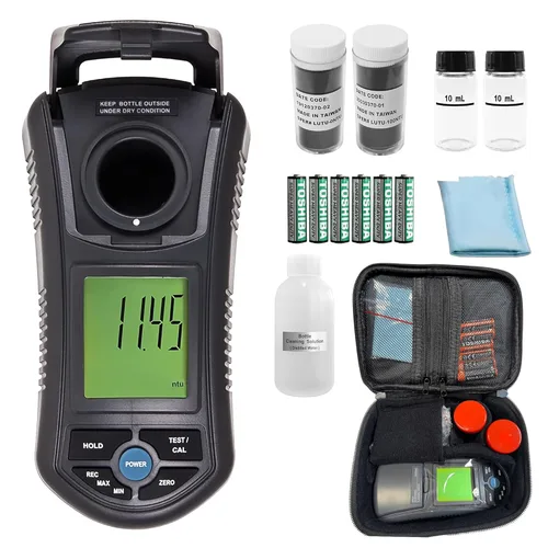 Miniatura 5 de Sper Scientific Medidor de turbidez, probador de calidad del agua, medidor de calidad de agua portátil para campo y laboratorio, turbidímetro