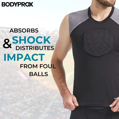 Miniatura 2 de BODYPROX Camiseta protectora de pecho de béisbol
