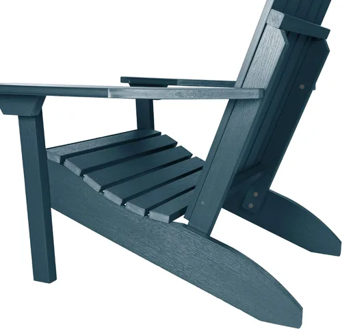 Miniatura 5 de Silla Highwood AD-CLAS1-ACE clásica, estilo Westport Adirondack, azul, (Nantucket Blue)