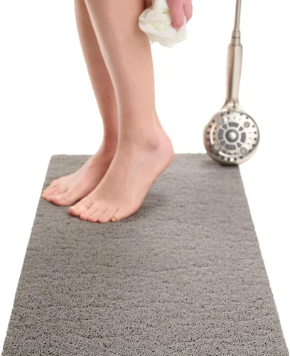 Miniatura 154 de Tapete de ducha antideslizante para bañera - Tapete de baño de lufa para baño - Tapete de baño de 40 x 16 pulgadas - Alfombra de baño antideslizante
